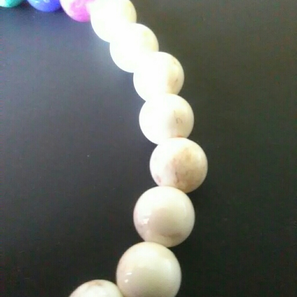 New Elephant Yoga Natural Stone Bead Heal Bracelet - Picture 2 of 5